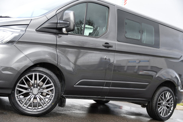 Ford Transit Custom 300 2.0 TDCI L1H1 DC PB Edition Camera, Cruise, Sensoren, Carplay, Automaat, Trekhaak, 130pk, multimedia, Uniek!