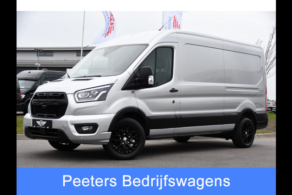 Ford Transit 350 2.0 TDCI L3H2 Limited PB Edition Camera, Cruise, Carplay, LED, Trekhaak, Stoelverwarming, 185pk, NAVI, Uniek!