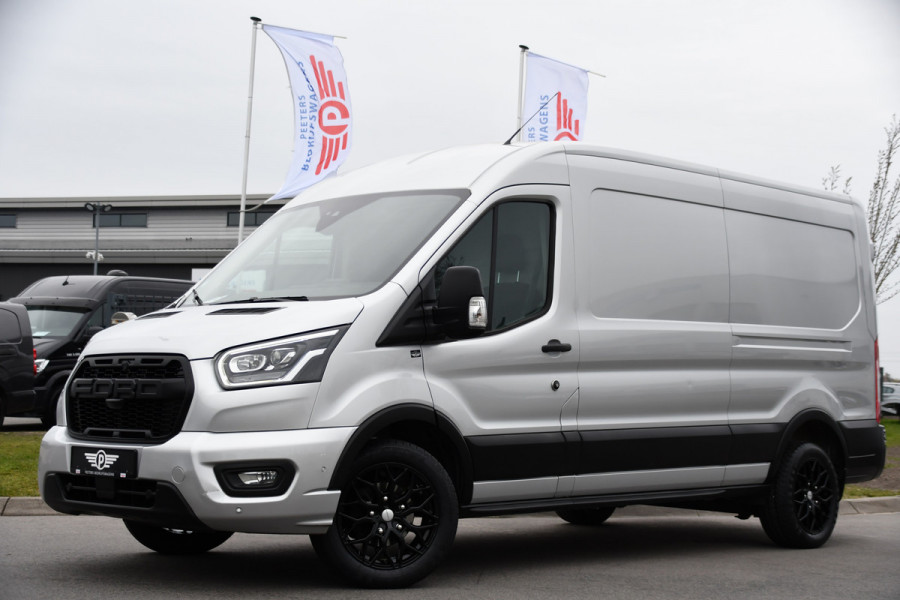 Ford Transit 350 2.0 TDCI L3H2 Limited PB Edition Camera, Cruise, Carplay, LED, Trekhaak, Stoelverwarming, 185pk, NAVI, Uniek!