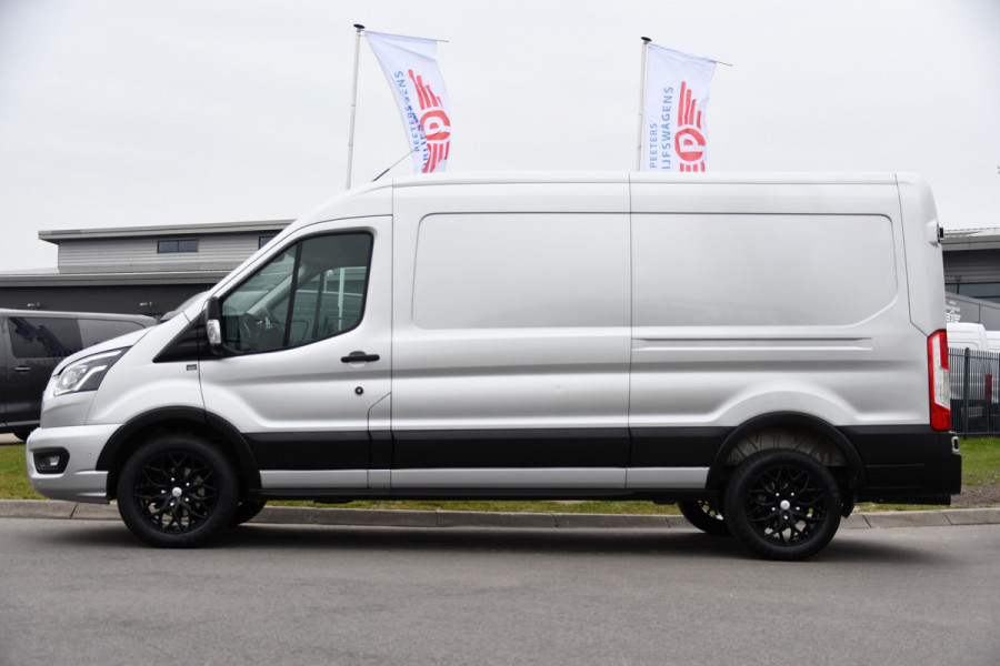 Ford Transit 350 2.0 TDCI L3H2 Limited PB Edition Camera, Cruise, Carplay, LED, Trekhaak, Stoelverwarming, 185pk, NAVI, Uniek!
