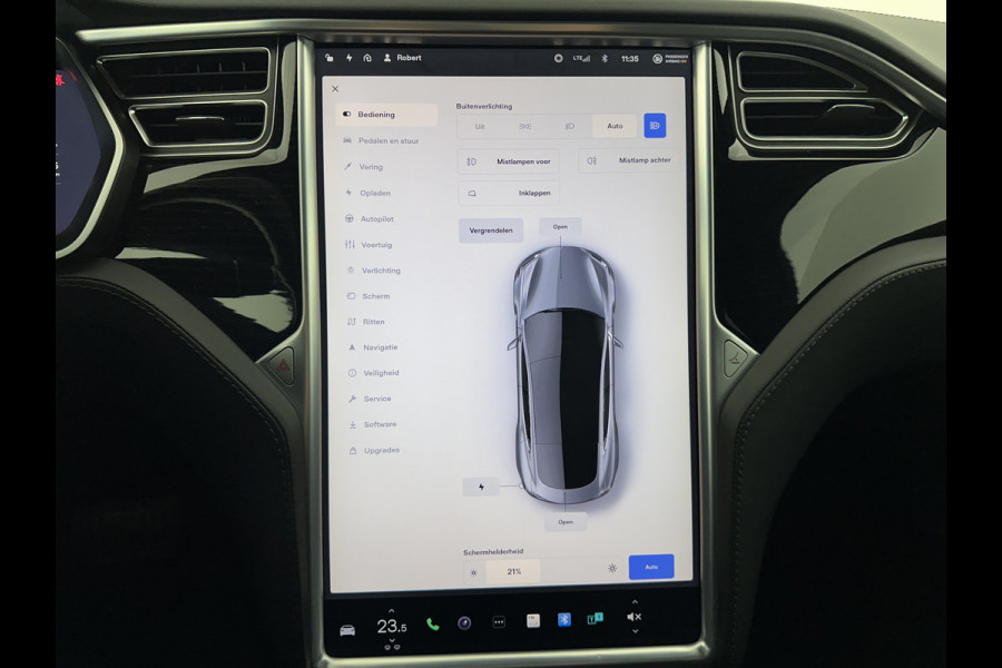 Tesla Model S 75D Base [ 3-Fase-17kW ] Aut. *PANO-WINDOW | LEATHER-FABRIC | AIR-SUSPENION | FULL-LED | NAVI-FULLMAP | KEYLESS | MEMORY-PACK | HEATED-COMFORTSEATS | DIGI-COCKPIT | CARBON-INLAY | AUTO-PILOT | 21"ALU*
