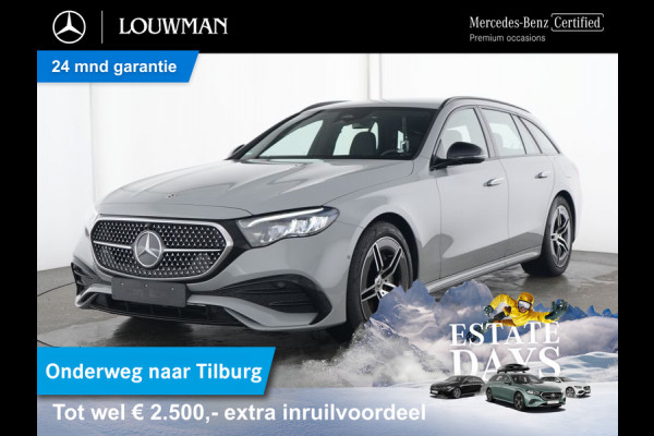 Mercedes-Benz E-Klasse Estate 300 e AMG Plug-In Hybride Trekhaak AMG Line | Night Pakket | Ledkoplampen | Stoelverwarming voor | Distronic. Inclusief 24 maanden MB Certified garantie voor Europa.