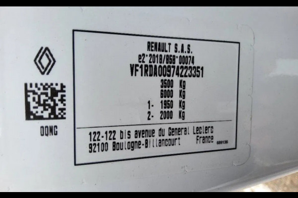 Renault Master 150.35 EURO 6 L2H2 GESLOTEN - 208 - BPM VRIJ - MC 223351