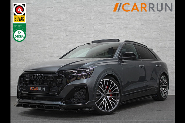 Audi Q8 60e 490pk Competition RS-Stoelen | 4WS Achteras Besturing | OLED | Laser | SQ8 Uitgevoerd | Massage | Ventilatie | Valcona Leder 23'' | Alcantara hemel | Head-Up | Soft-Close | Panodak | 2x Memory | Trekhaak | Keyless-Entry | Luchtvering | Nw.Pr. 155.000,= | Nieuw! 13km 2026 | Fabrieksgarantie | Direct rijden.