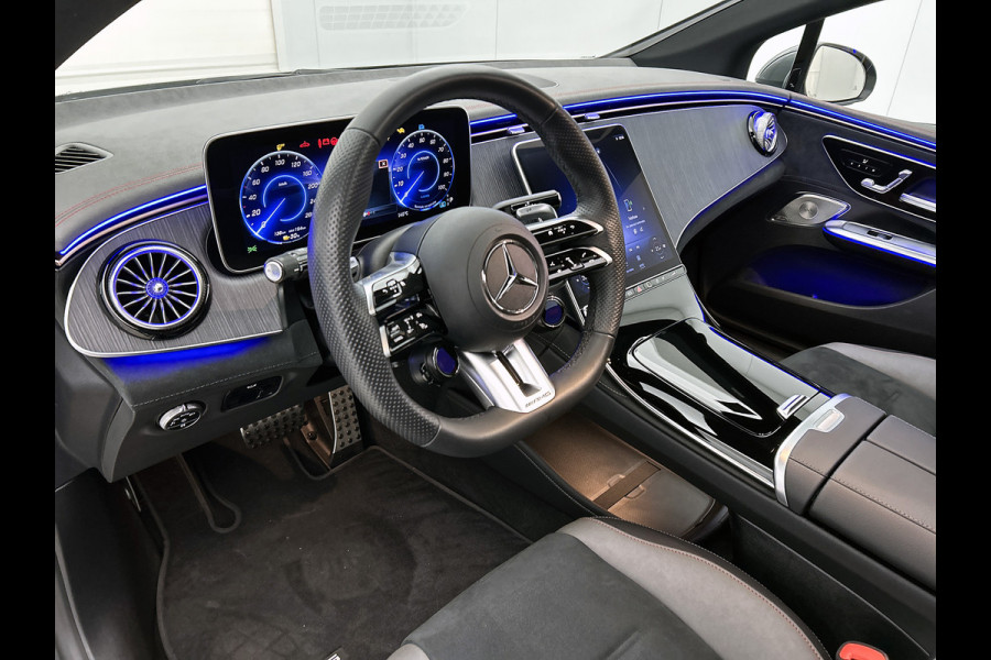 Mercedes-Benz EQE AMG 43 4MATIC 90 kWh Panoramadak | Memory Pakket | Rode gordels |  Burmester Inclusief 24 maanden Mercedes-Benz Certified garantie voor Europa.