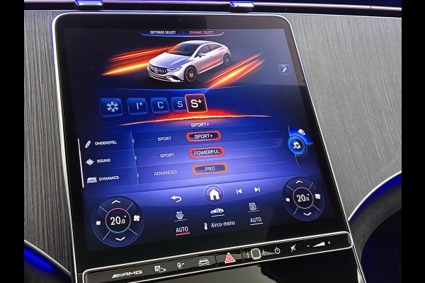 Mercedes-Benz EQE AMG 43 4MATIC 90 kWh Panoramadak | Memory Pakket | Rode gordels |  Burmester Inclusief 24 maanden Mercedes-Benz Certified garantie voor Europa.