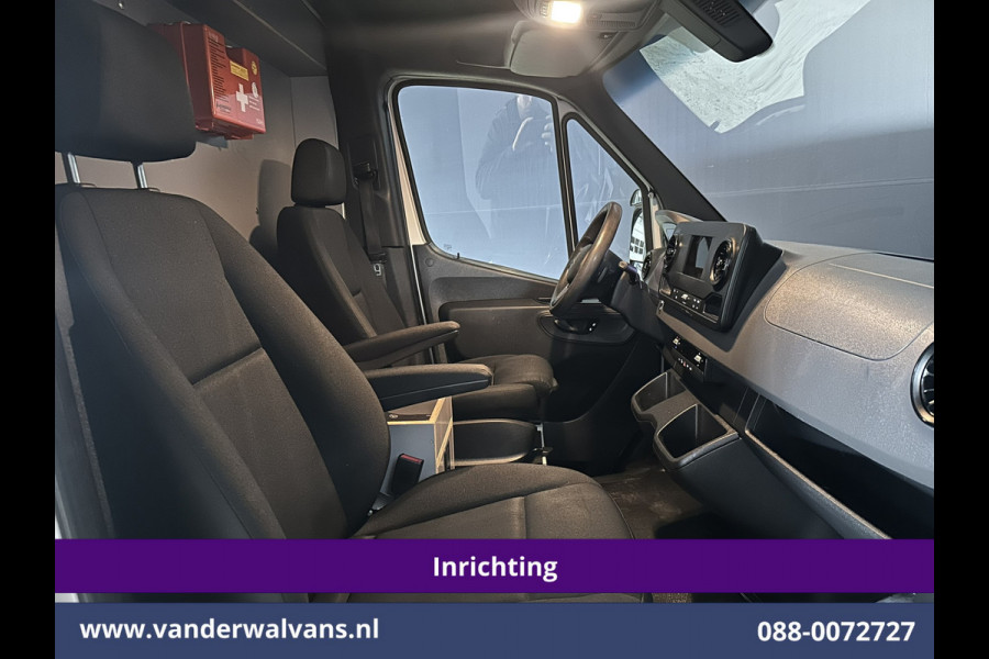 Mercedes-Benz Sprinter 317 CDI 170pk 9G-Tronic Automaat 3500kg Trekhaak L2H1 inrichting Euro6 Airco | Camera | Omvormer | Apple Carplay Cruisecontrol, Android Auto, Parkeersensoren