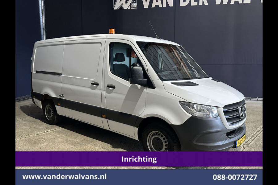 Mercedes-Benz Sprinter 317 CDI 170pk 9G-Tronic Automaat 3500kg Trekhaak L2H1 inrichting Euro6 Airco | Camera | Omvormer | Apple Carplay Cruisecontrol, Android Auto, Parkeersensoren