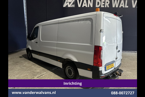 Mercedes-Benz Sprinter 317 CDI 170pk 9G-Tronic Automaat 3500kg Trekhaak L2H1 inrichting Euro6 Airco | Camera | Omvormer | Apple Carplay Cruisecontrol, Android Auto, Parkeersensoren