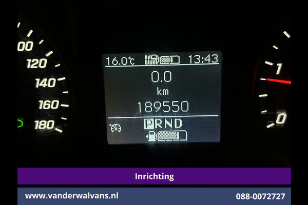 Mercedes-Benz Sprinter 317 CDI 170pk 9G-Tronic Automaat 3500kg Trekhaak L2H1 inrichting Euro6 Airco | Camera | Omvormer | Apple Carplay Cruisecontrol, Android Auto, Parkeersensoren