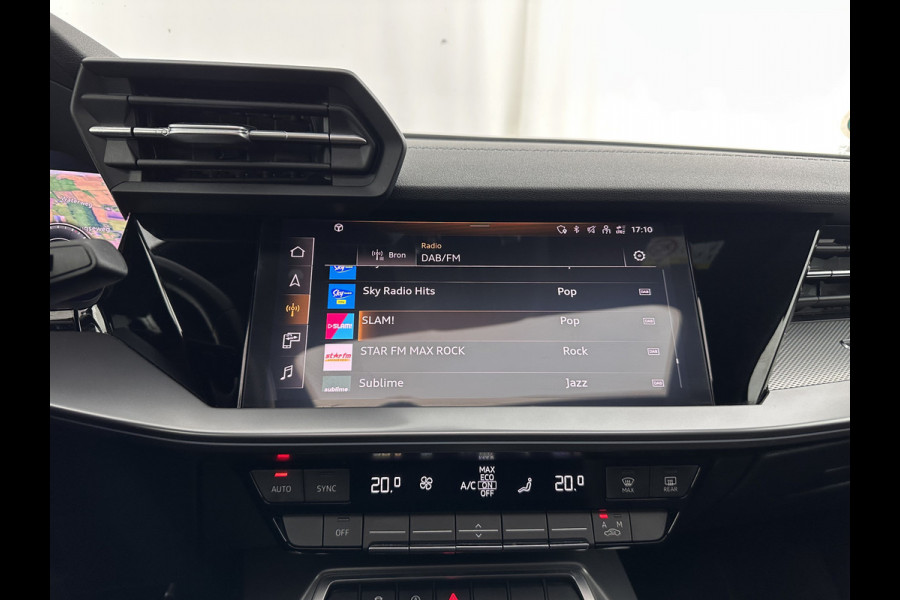 Audi A3 Limousine 35 TFSI S-Line Edition (INCL-BTW) Aut. *PANO | LEATHER-FABRIC | FULL-LED | AMBIENTLIGHT | SPORTSEATS | DIGI-COCKPIT | NAVI-FULLMAP | PRIVACYGLASS | SHIFTPADDLES | DAB+ | ADAPTIVE-CRUISE | 17"ALU*