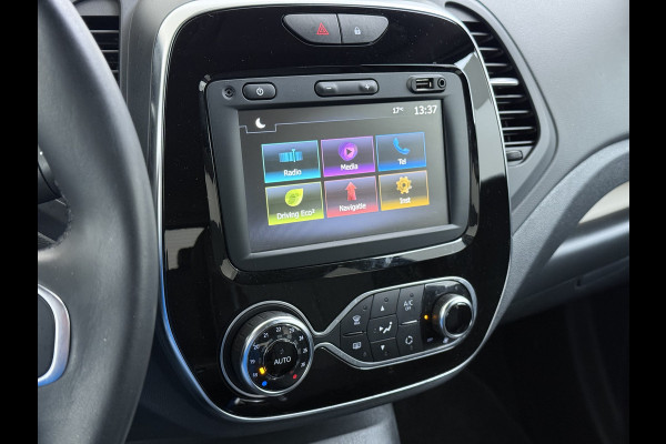 Renault Captur T 90pk Intens Navi Ecc Cruise Control Two-Tone Pdc Keyless 0.9 TCe Lmv 17" Led Regen-Lichtsensor Isofix Bluetooth Privacy Glas Mooie en complete Renault Captur 1148kg licht