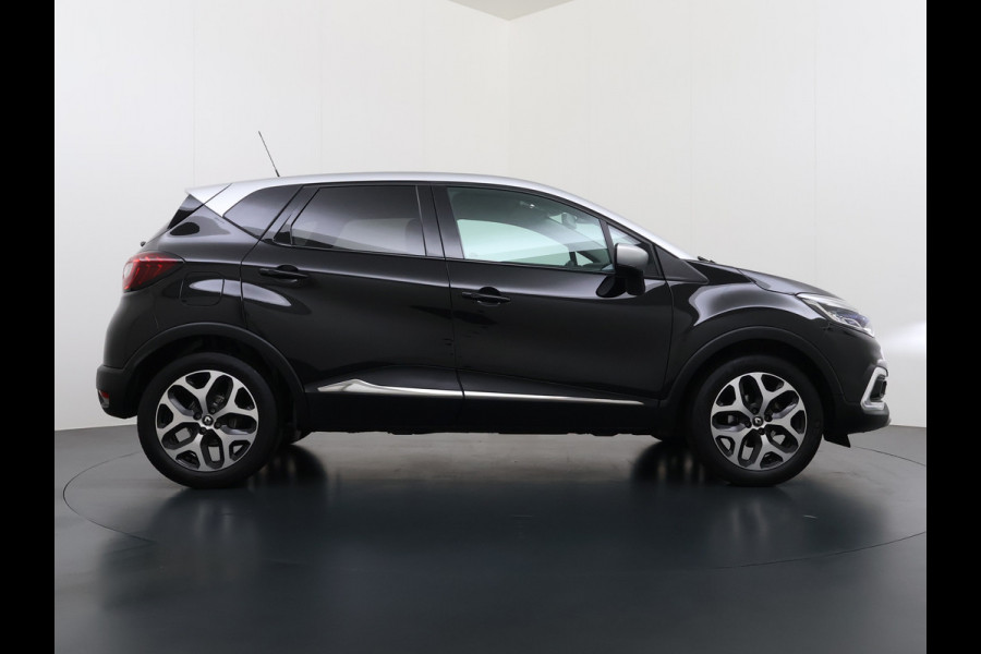Renault Captur T 90pk Intens Navi Ecc Cruise Control Two-Tone Pdc Keyless 0.9 TCe Lmv 17" Led Regen-Lichtsensor Isofix Bluetooth Privacy Glas Mooie en complete Renault Captur 1148kg licht