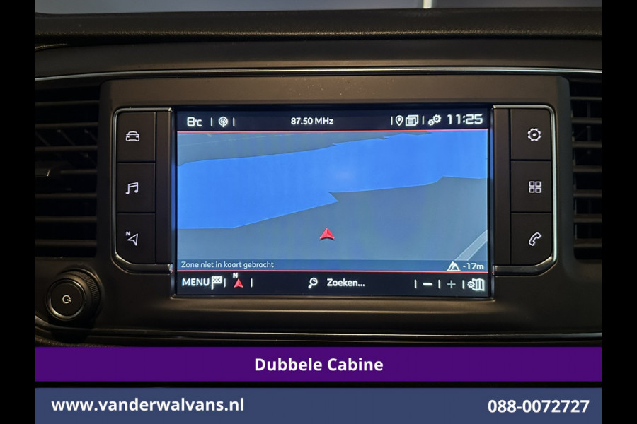 Citroën Jumpy 2.0 BlueHDI 150pk L3H1 Dubbele cabine Euro6 Airco | 6-Zits | Camera | Navigatie Apple Carplay, Android Auto, Cruisecontrol, Parkeersensoren