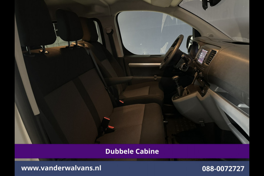 Citroën Jumpy 2.0 BlueHDI 150pk L3H1 Dubbele cabine Euro6 Airco | 6-Zits | Camera | Navigatie Apple Carplay, Android Auto, Cruisecontrol, Parkeersensoren