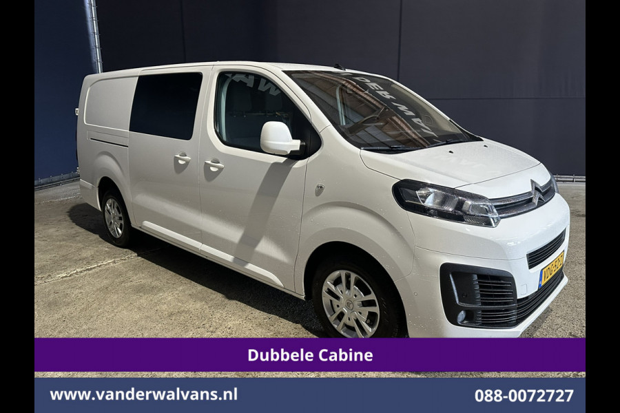 Citroën Jumpy 2.0 BlueHDI 150pk L3H1 Dubbele cabine Euro6 Airco | 6-Zits | Camera | Navigatie Apple Carplay, Android Auto, Cruisecontrol, Parkeersensoren