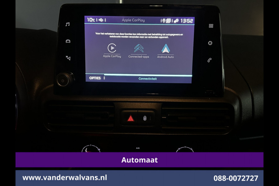 Citroën Berlingo 1.2 PureTech 130pk Automaat Benzine L1H1 Inrichting Euro6 Airco | Navigatie | Camera Apple Carplay, Android Auto, Cruisecontrol, Parkeersensoren