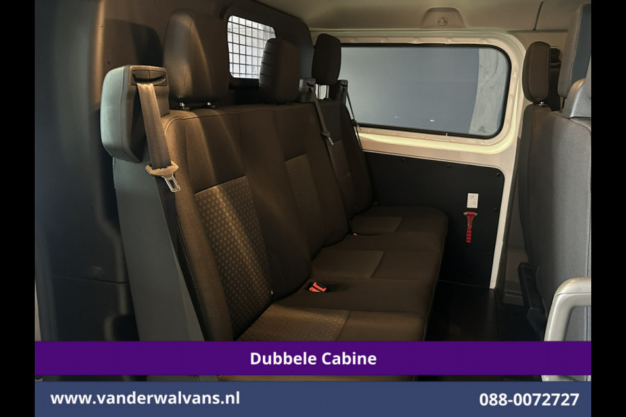 Ford Transit Custom 2.0 TDCI 130pk Automaat L2H1 Dubbele Cabine Euro6 Airco | 6-Zits | Camera | Navigatie | LED, Android Auto, Adaptieve Cruisecontrol, Verwarmde voorruit, Stoelverwarming, Parkeersensoren