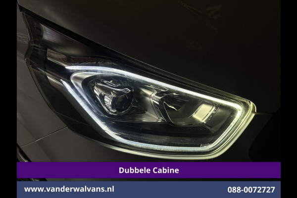 Ford Transit Custom 2.0 TDCI 130pk Automaat L2H1 Dubbele Cabine Euro6 Airco | 6-Zits | Camera | Navigatie | LED, Android Auto, Adaptieve Cruisecontrol, Verwarmde voorruit, Stoelverwarming, Parkeersensoren