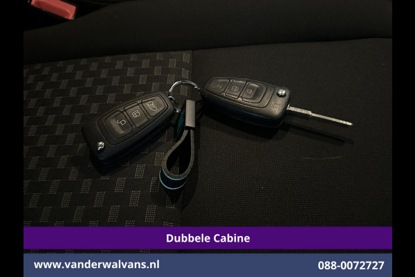 Ford Transit Custom 2.0 TDCI 130pk Automaat L2H1 Dubbele Cabine Euro6 Airco | 6-Zits | Camera | Navigatie | LED, Android Auto, Adaptieve Cruisecontrol, Verwarmde voorruit, Stoelverwarming, Parkeersensoren