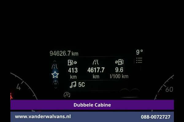 Ford Transit Custom 2.0 TDCI 130pk Automaat L2H1 Dubbele Cabine Euro6 Airco | 6-Zits | Camera | Navigatie | LED, Android Auto, Adaptieve Cruisecontrol, Verwarmde voorruit, Stoelverwarming, Parkeersensoren