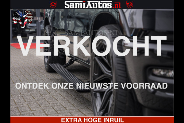 Dodge Ram LIMITED H.O 540 PK 706 Nm | FEUL WIELEN |XB9 | MASSAGE | BOM VOL | CREW CAB | DUBBELE CABINE | GRIJSKENTEKEN | 5 PERSOONS | DE MEEST LUXUEUZE en BEGEERDE Pick-up