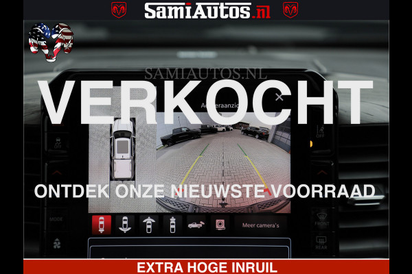 Dodge Ram LIMITED H.O 540 PK 706 Nm | FEUL WIELEN |XB9 | MASSAGE | BOM VOL | CREW CAB | DUBBELE CABINE | GRIJSKENTEKEN | 5 PERSOONS | DE MEEST LUXUEUZE en BEGEERDE Pick-up