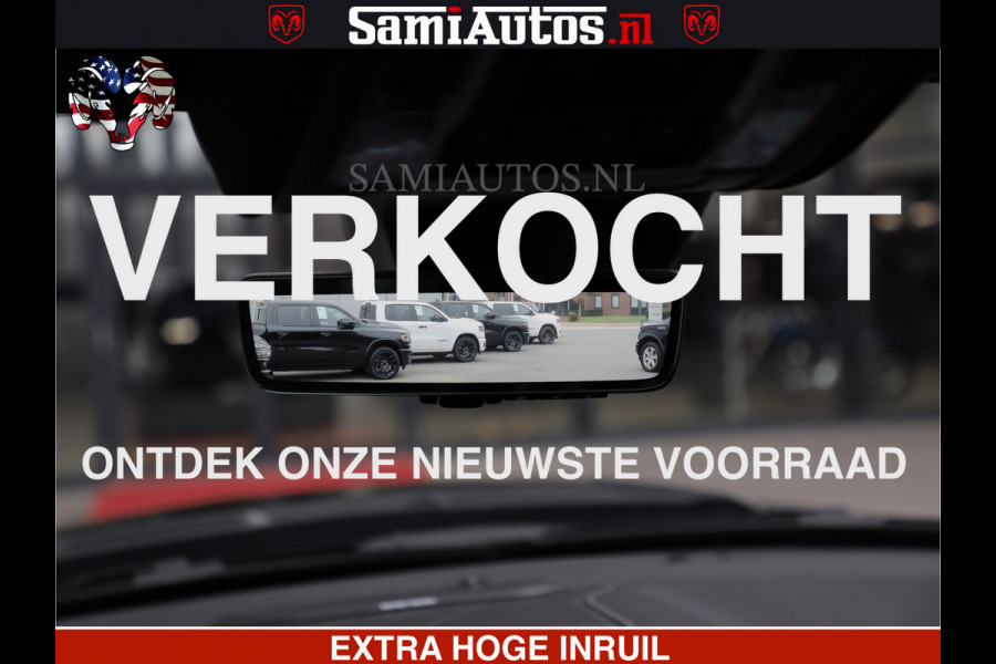Dodge Ram LIMITED H.O 540 PK 706 Nm | FEUL WIELEN |XB9 | MASSAGE | BOM VOL | CREW CAB | DUBBELE CABINE | GRIJSKENTEKEN | 5 PERSOONS | DE MEEST LUXUEUZE en BEGEERDE Pick-up