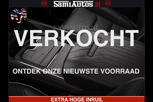 Dodge Ram LIMITED H.O 540 PK 706 Nm | FEUL WIELEN |XB9 | MASSAGE | BOM VOL | CREW CAB | DUBBELE CABINE | GRIJSKENTEKEN | 5 PERSOONS | DE MEEST LUXUEUZE en BEGEERDE Pick-up