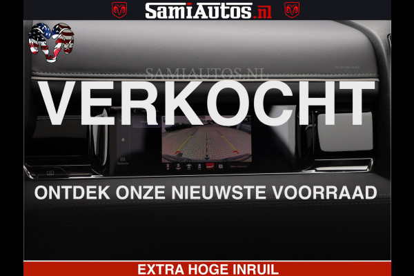 Dodge Ram LIMITED H.O 540 PK 706 Nm | FEUL WIELEN |XB9 | MASSAGE | BOM VOL | CREW CAB | DUBBELE CABINE | GRIJSKENTEKEN | 5 PERSOONS | DE MEEST LUXUEUZE en BEGEERDE Pick-up
