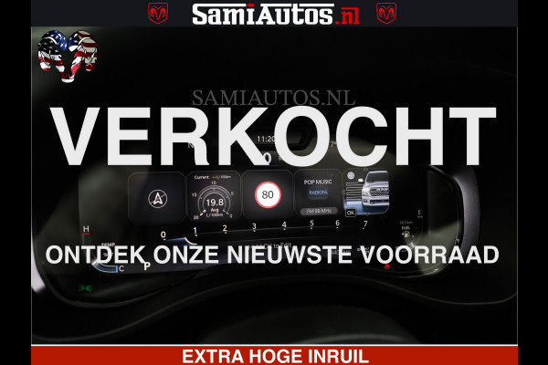 Dodge Ram LIMITED H.O 540 PK 706 Nm | FEUL WIELEN |XB9 | MASSAGE | BOM VOL | CREW CAB | DUBBELE CABINE | GRIJSKENTEKEN | 5 PERSOONS | DE MEEST LUXUEUZE en BEGEERDE Pick-up