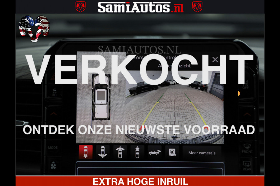 Dodge Ram LIMITED H.O 540 PK 706 Nm | FEUL WIELEN |XB9 | MASSAGE | BOM VOL | CREW CAB | DUBBELE CABINE | GRIJSKENTEKEN | 5 PERSOONS | DE MEEST LUXUEUZE en BEGEERDE Pick-up