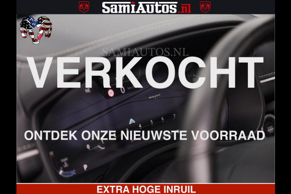 Dodge Ram LIMITED H.O 540 PK 706 Nm | FEUL WIELEN |XB9 | MASSAGE | BOM VOL | CREW CAB | DUBBELE CABINE | GRIJSKENTEKEN | 5 PERSOONS | DE MEEST LUXUEUZE en BEGEERDE Pick-up