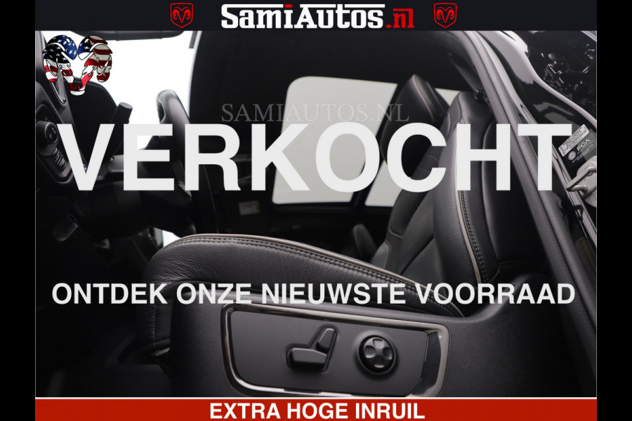 Dodge Ram LIMITED H.O 540 PK 706 Nm | FEUL WIELEN |XB9 | MASSAGE | BOM VOL | CREW CAB | DUBBELE CABINE | GRIJSKENTEKEN | 5 PERSOONS | DE MEEST LUXUEUZE en BEGEERDE Pick-up