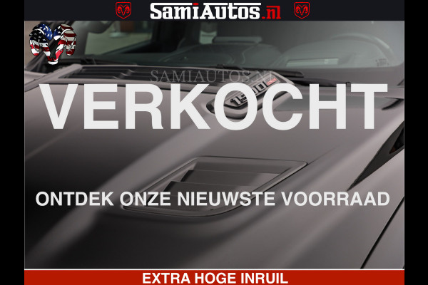 Dodge Ram LIMITED H.O 540 PK 706 Nm | FEUL WIELEN |XB9 | MASSAGE | BOM VOL | CREW CAB | DUBBELE CABINE | GRIJSKENTEKEN | 5 PERSOONS | DE MEEST LUXUEUZE en BEGEERDE Pick-up