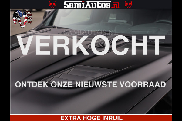 Dodge Ram LIMITED H.O 540 PK 706 Nm | FEUL WIELEN |XB9 | MASSAGE | BOM VOL | CREW CAB | DUBBELE CABINE | GRIJSKENTEKEN | 5 PERSOONS | DE MEEST LUXUEUZE en BEGEERDE Pick-up