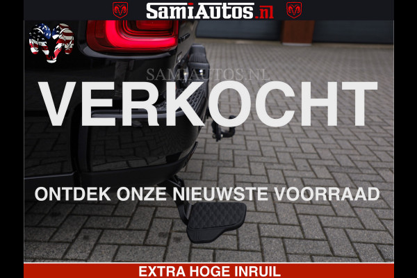 Dodge Ram LIMITED H.O 540 PK 706 Nm | FEUL WIELEN |XB9 | MASSAGE | BOM VOL | CREW CAB | DUBBELE CABINE | GRIJSKENTEKEN | 5 PERSOONS | DE MEEST LUXUEUZE en BEGEERDE Pick-up