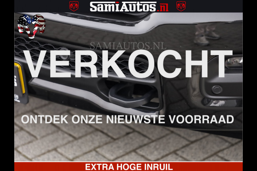 Dodge Ram LIMITED H.O 540 PK 706 Nm | FEUL WIELEN |XB9 | MASSAGE | BOM VOL | CREW CAB | DUBBELE CABINE | GRIJSKENTEKEN | 5 PERSOONS | DE MEEST LUXUEUZE en BEGEERDE Pick-up
