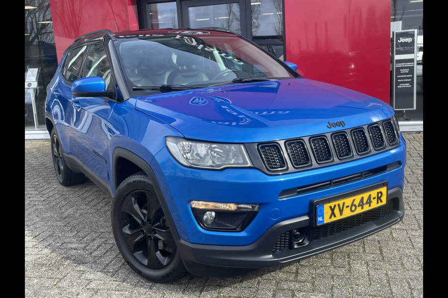 Jeep Compass 1.4 MultiAir Night Eagle | Blauw metallic met zwart dak | Zwarte velgen