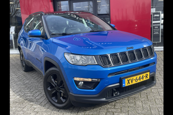 Jeep Compass 1.4 MultiAir Night Eagle | Blauw metallic met zwart dak | Zwarte velgen