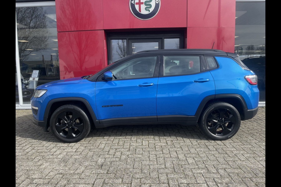 Jeep Compass 1.4 MultiAir Night Eagle | Blauw metallic met zwart dak | Zwarte velgen