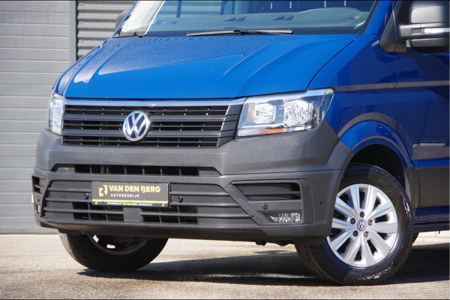 Volkswagen Crafter 35 2.0 TDI L3H2 3-ZITS, 140PK AUT. STANDKACHEL, GEV. ERGO COMFORT STOEL, CRUISE, NAVI, AIRCO