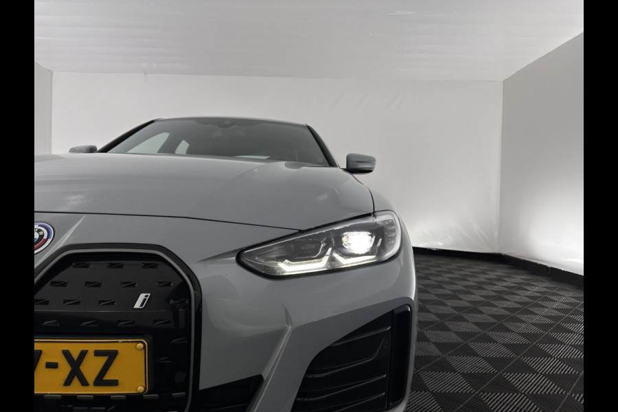 BMW i4 eDrive40 84 kWh [ 3-Fase ] (INCL.BTW) *LEATHER-MICROFIBRE | FULL-LED | ADAPTIVE-CRUISE | HEATED-SPORTSEATS | CAMERA | DAB | WIDESCREEN-DIGI-COCKPIT | NAVI-FULLMAP | ECC | PDC | 18''ALU*