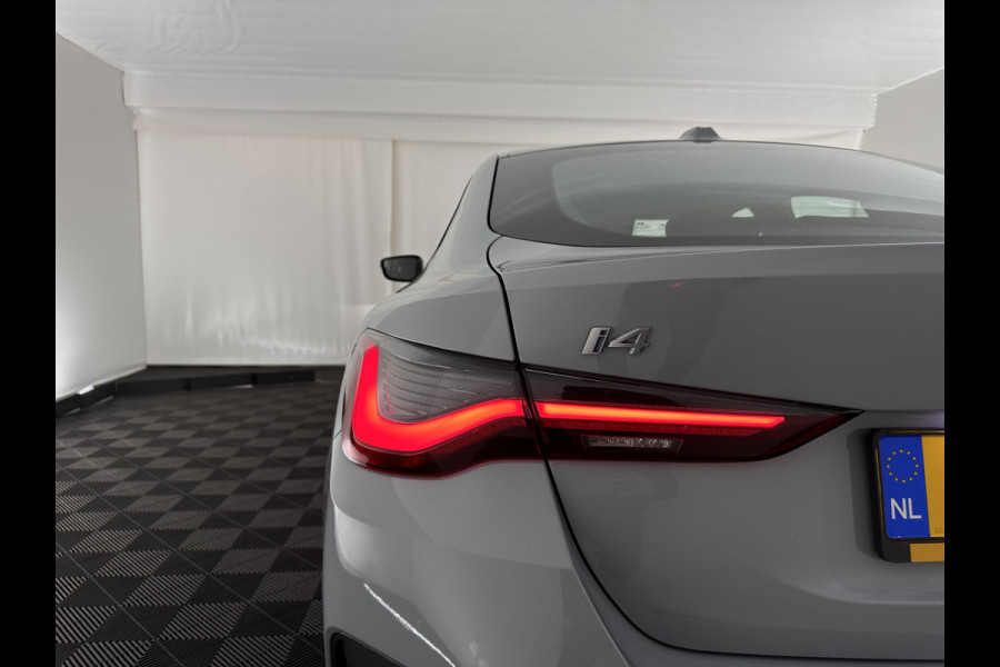 BMW i4 eDrive40 84 kWh [ 3-Fase ] (INCL.BTW) *LEATHER-MICROFIBRE | FULL-LED | ADAPTIVE-CRUISE | HEATED-SPORTSEATS | CAMERA | DAB | WIDESCREEN-DIGI-COCKPIT | NAVI-FULLMAP | ECC | PDC | 18''ALU*