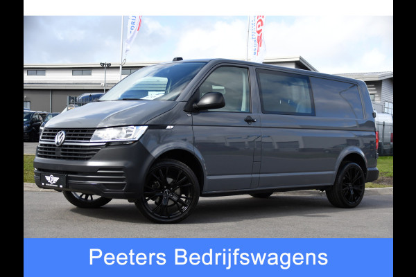 Volkswagen Transporter 2.0 TDI L2H1 DC PB Edition Camera, Carplay, Stoelverwarming, Sensoren, multimedia, 150pk, Automaat, 6 Zits, Uniek!