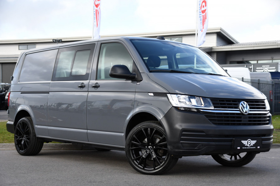 Volkswagen Transporter 2.0 TDI L2H1 DC PB Edition Camera, Carplay, Stoelverwarming, Sensoren, multimedia, 150pk, Automaat, 6 Zits, Uniek!