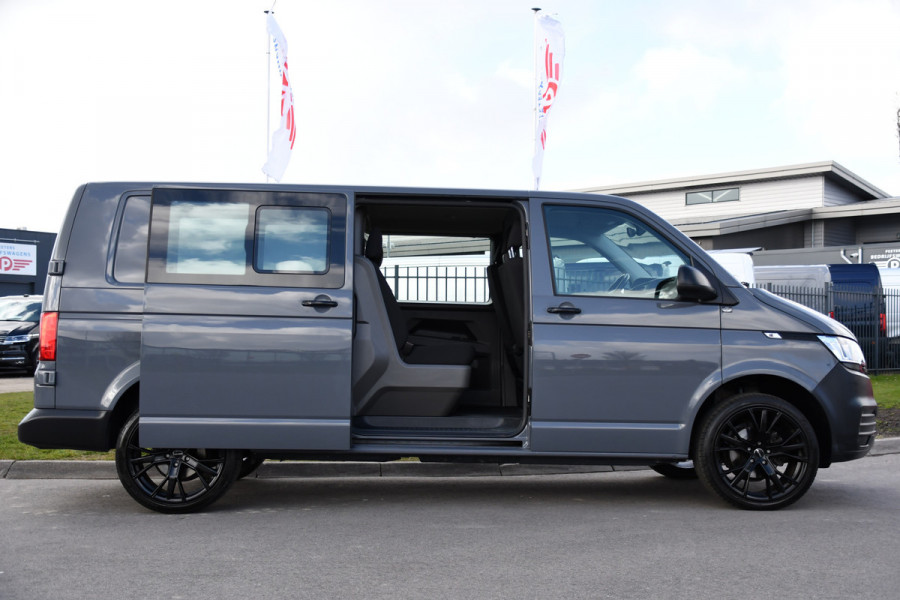 Volkswagen Transporter 2.0 TDI L2H1 DC PB Edition Camera, Carplay, Stoelverwarming, Sensoren, multimedia, 150pk, Automaat, 6 Zits, Uniek!