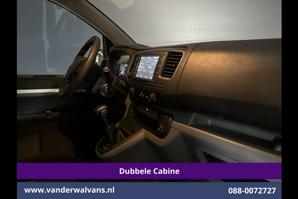 Citroën Jumpy 2.0 BlueHDI 150pk L3H1 Dubbele cabine Euro6 Airco | 6-Zits | Camera | Navigatie Apple Carplay, Android Auto, Cruisecontrol, Parkeersensoren