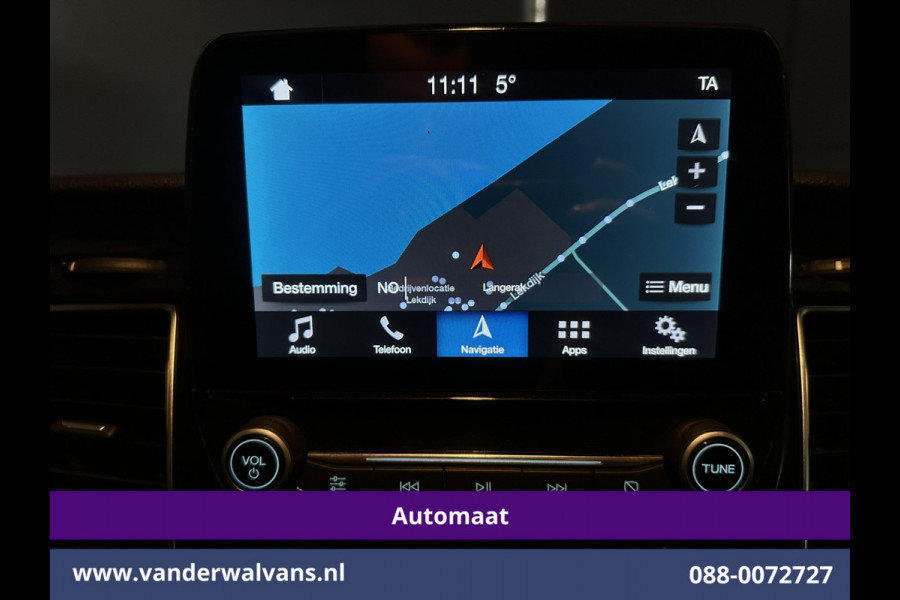 Ford Transit 2.0 TDCI 185pk Automaat L3H2 Euro6 Airco | Xenon | Camera | Navigatie | Apple Carplay | Cruisecontrol | LED Android Auto, Verwarmde voorruit, Stoelverwarming, LM velgen, Elektrisch verstelbare bestuurdersstoel, Parkeersensoren, Bijrijdersbank