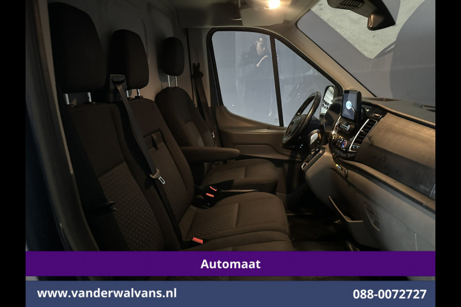Ford Transit 2.0 TDCI 185pk Automaat L3H2 Euro6 Airco | Xenon | Camera | Navigatie | Apple Carplay | Cruisecontrol | LED Android Auto, Verwarmde voorruit, Stoelverwarming, LM velgen, Elektrisch verstelbare bestuurdersstoel, Parkeersensoren, Bijrijdersbank